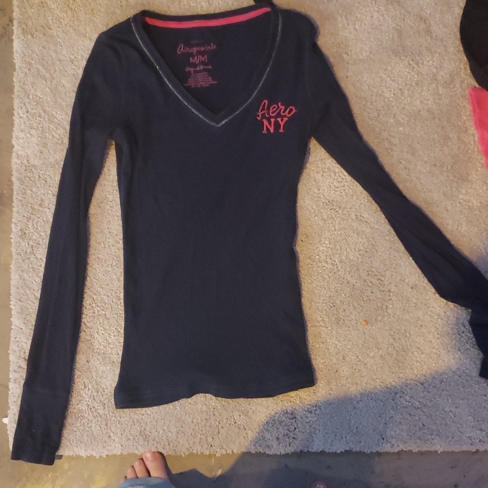 Long sleeve, aeropostale new york, stretch tee